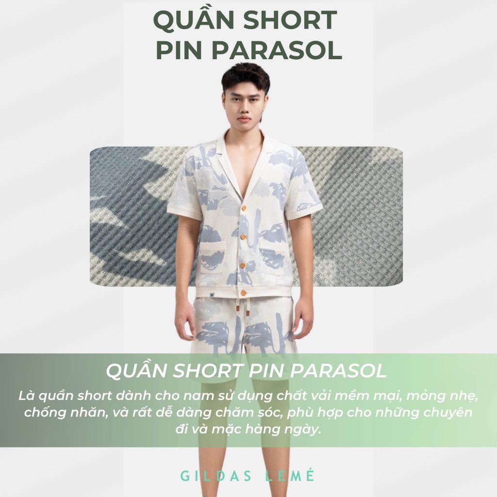 Quần short đi biển Pin Parasol