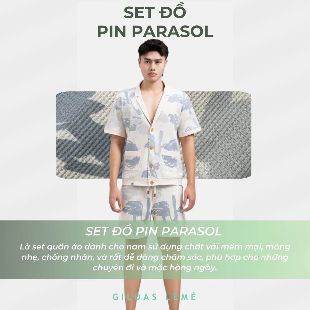 Set đồ pin parasol