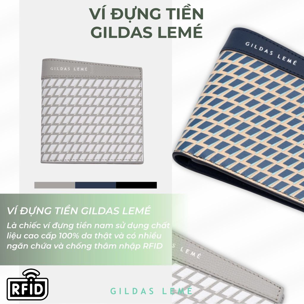 VÍ ĐỰNG TIỀN NAM GILDAS LEMÉ