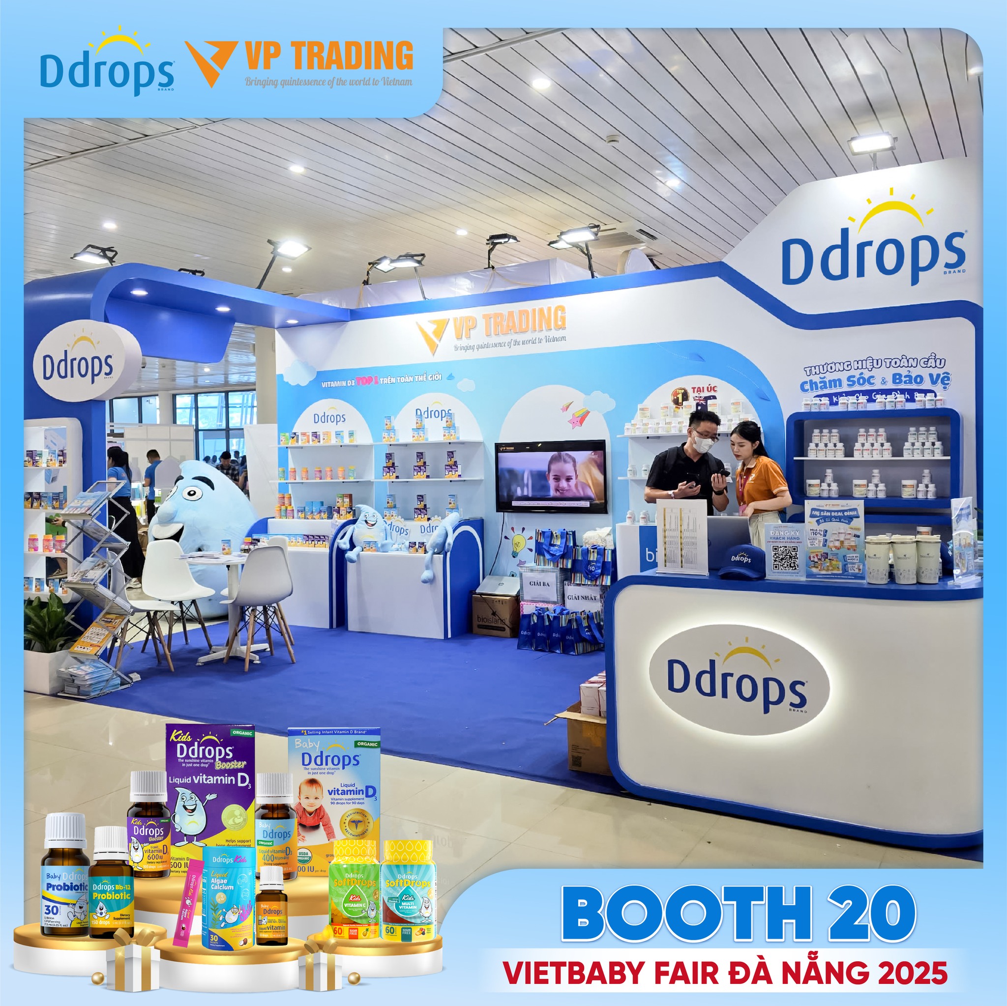[Ddrops Việt Nam Tham gia Vietbaby Fair Đà Nẵng 2025]: Sự kiện lớn nhất ngành mẹ & bé khu vực miền Trung