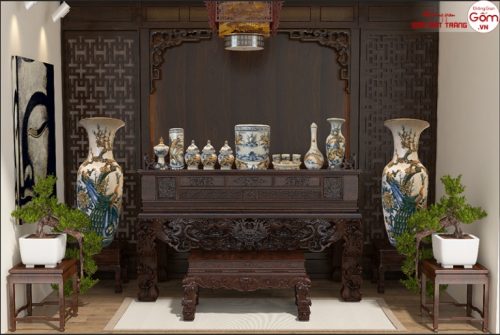 Nên chọn đồ thờ cúng bằng gỗ hay chọn đồ thờ cúng bằng gốm sứ