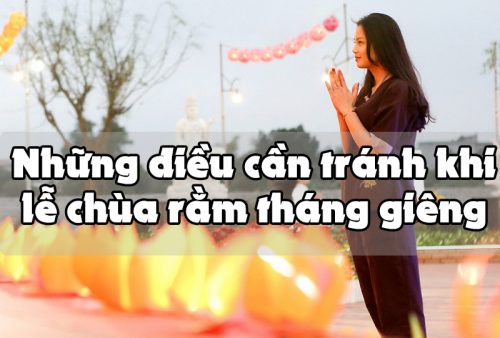 Những điều chúng ta cần tránh khi đi lễ chùa ngày Rằm tháng Giêng