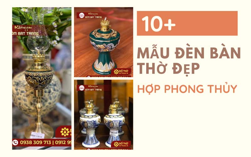 10+ mẫu đèn bàn thờ phật đẹp hợp phong thủy
