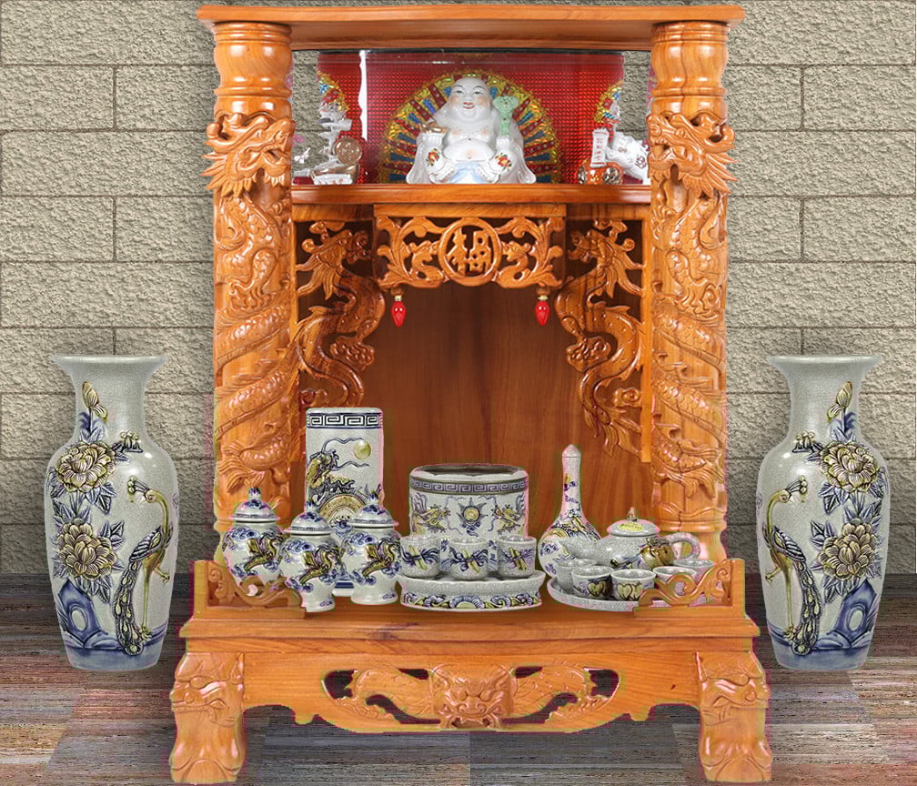 Tổng Hợp Những Mẫu Bàn Thờ Ông Địa, Thần Tài Đẹp Nhất