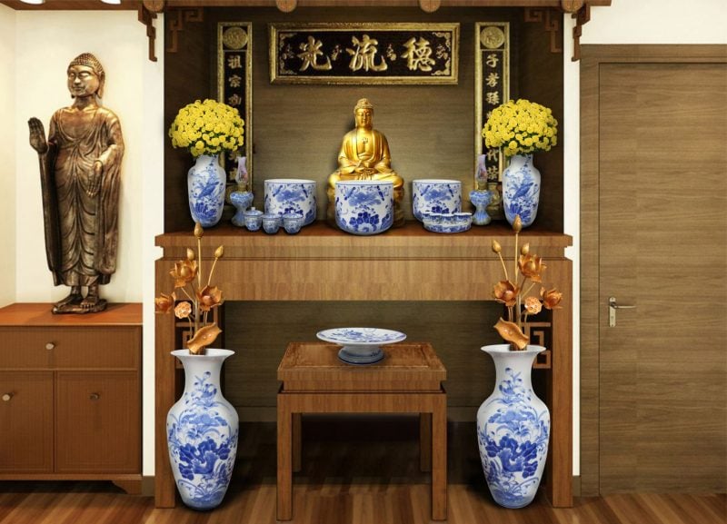 Tủ thờ gỗ công nghiệp là gì ? mua ở đâu ? giá bán bao nhiêu tiền ?
