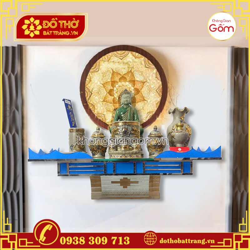 Kích thước số đo bàn thờ Phật treo tường là bao nhiêu ?