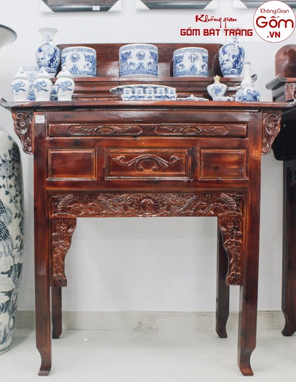 Bàn thờ thần tài bằng gỗ mua ở đâu? Giá bán bao nhiêu tiền?