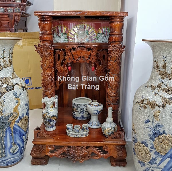 Tủ thờ ông địa gỗ căm xe mua ở đâu ? giá bán bao nhiêu tiền tại Buôn Ma Thuột