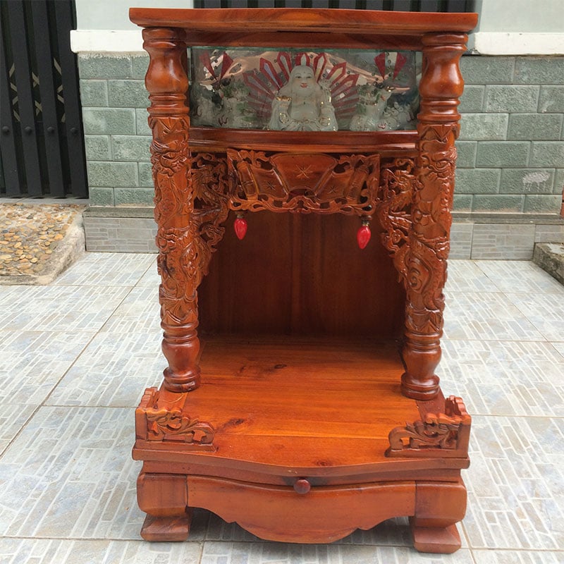 Bàn thờ ông địa gỗ tự nhiên mua ở đâu ? giá bán bao nhiêu tiền ?