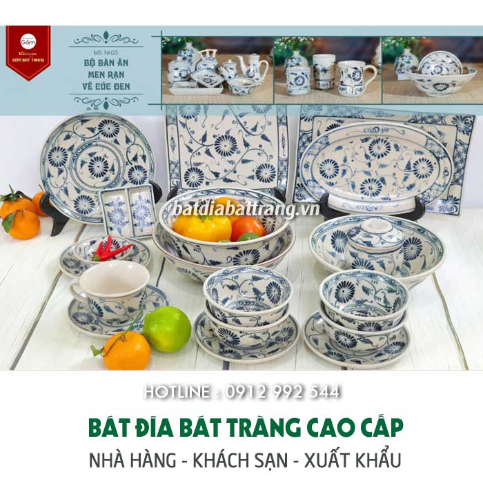 Bát đĩa bát tràng giả cổ mua ở đâu ? giá bán bao nhiêu tiền ?
