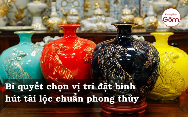 Bí quyết chọn vị trí đặt bình hút tài lộc chuẩn phong thủy