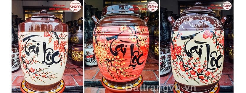 Chuyên cung cấp sỉ và lẻ bình ngâm rượu bát tràng tại Hải Phòng