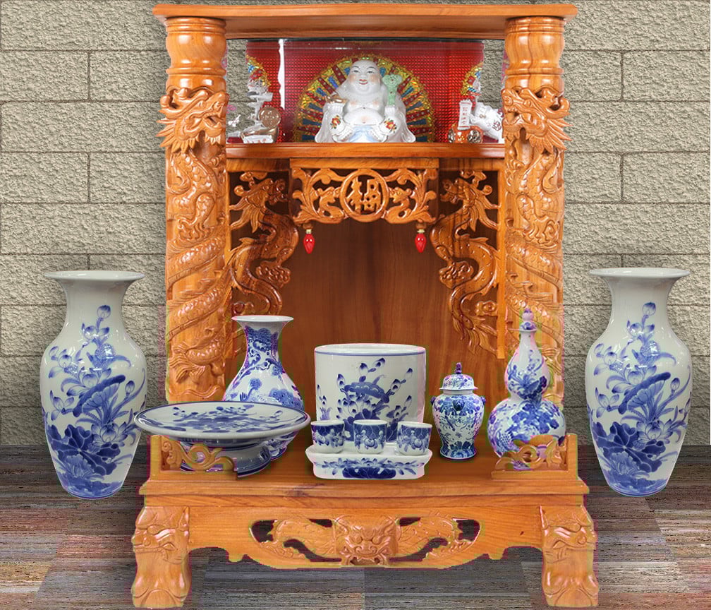 Bộ bàn thờ Thần Tài giá bao nhiêu tiền? Mua bàn thờ Thần Tài ở đâu ?