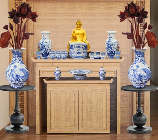 Bàn thờ gỗ sồi mua ở đâu? Giá bán bao nhiêu tiền?
