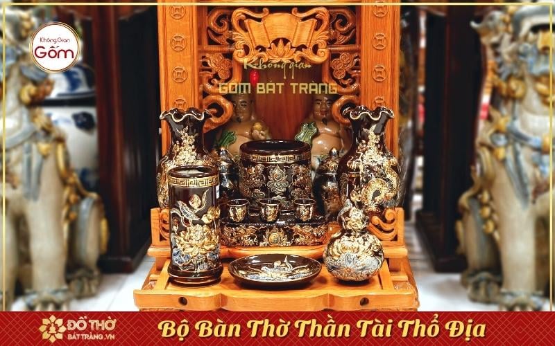 Top các mẫu bàn thờ Thần Tài đẹp mới nhất năm nay