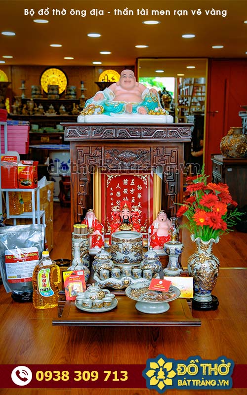 Mẫu bàn thờ ông địa đẹp