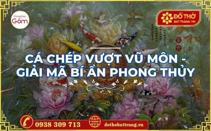 Cá chép vượt vũ môn – Giải mã bí ẩn phong thủy