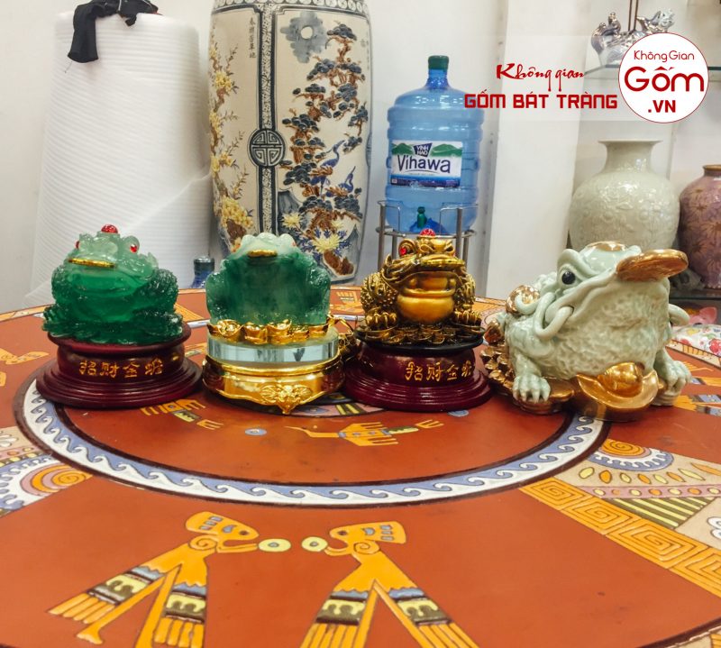 Những mẫu cóc ngậm tiền vàng đẹp ý nghĩa phong thủy