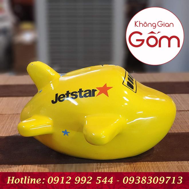 Heo đất máy bay vietjet đẹp dễ thương làm quà tặng hot
