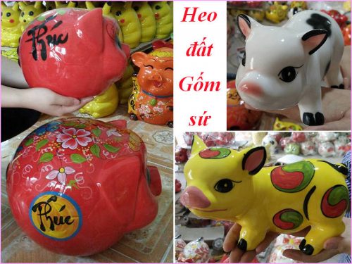 Chọn mua tượng heo cho ngày Tết đẹp – bền với giá rẻ tại Không Gian Gốm