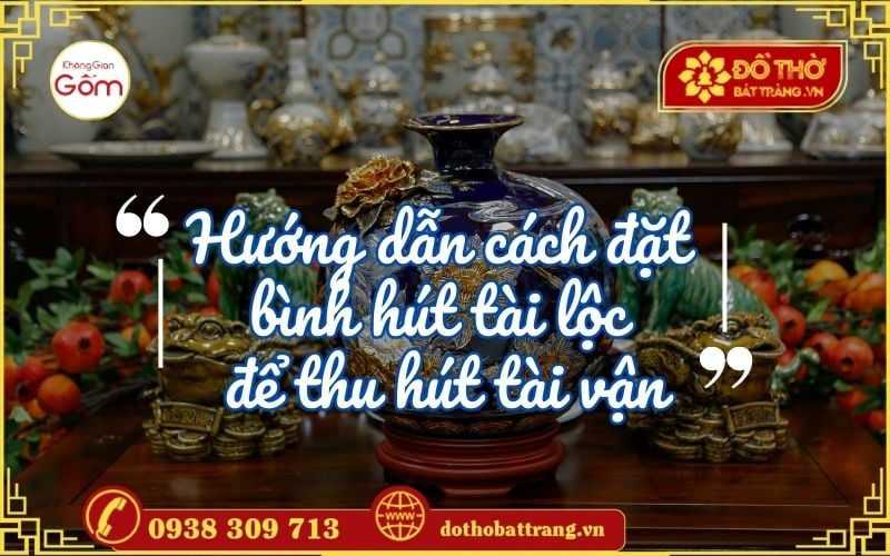 Hướng dẫn cách đặt bình hút tài lộc để thu hút tài vận