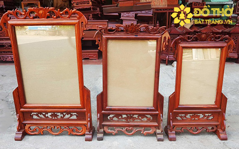 Khung hình bàn thờ sang trọng TpHCM – Những điều cấm kỵ khi đặt di ảnh