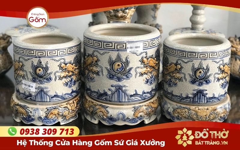 Bát hương men rạn là gì? Mua bát hương gốm sứ cao cấp ở đâu TPHCM?