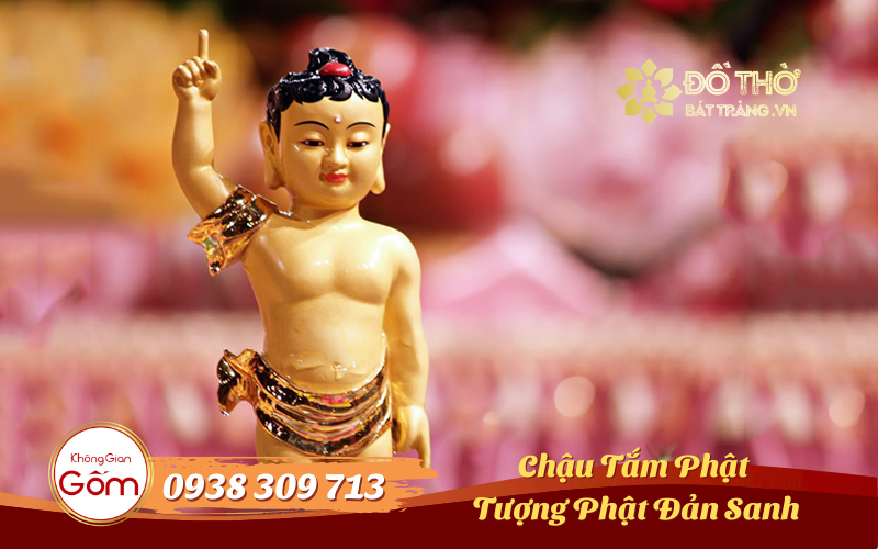 Chọn mua tượng Phật Đản Sanh gốm sứ – Tượng Phật đẹp giá tốt TpHCM