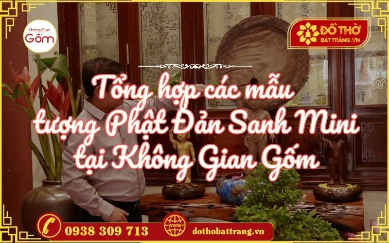Tổng hợp các mẫu tượng Phật Đản Sanh Mini tại Không Gian Gốm