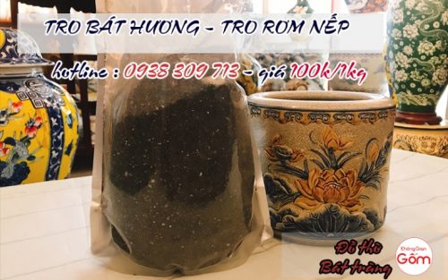 Bán tro bát hương, tro rơm nếp tại quận Tân Phú