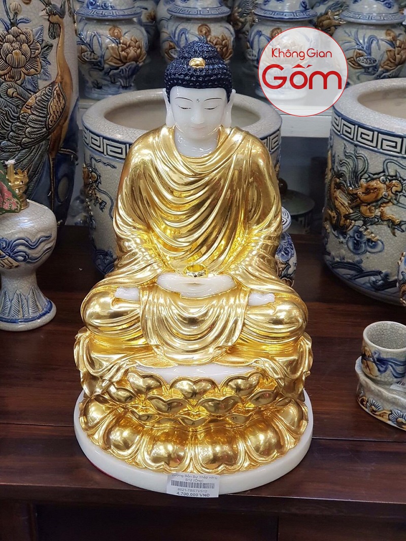 Mẫu tượng Phật A Di Đà đẹp – cửa hàng đồ thờ Bát Tràng