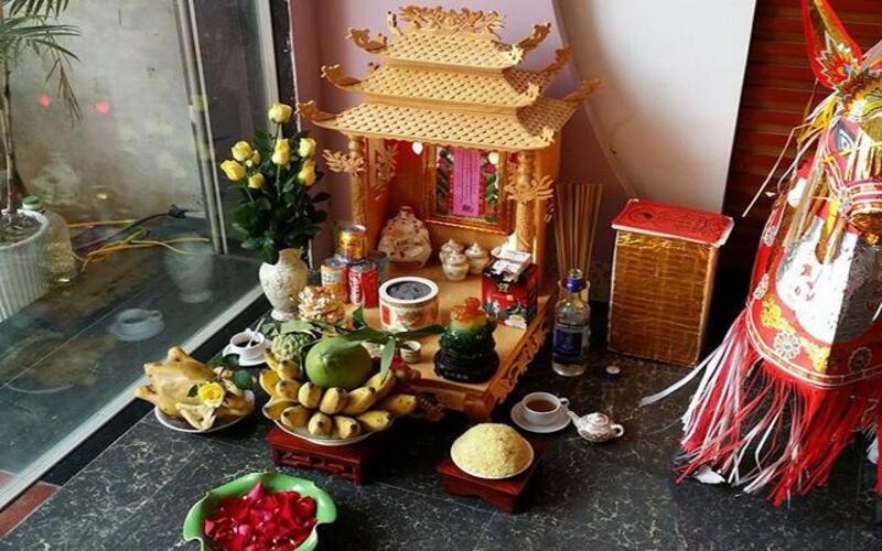 Vị trí đặt bàn thờ Thần tài và các lưu ý khi chọn mua đồ thờ cúng