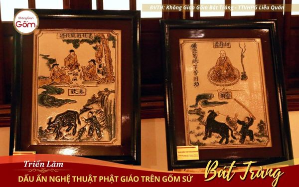 Thưởng lãm “Dấu ấn nghệ thuật Phật giáo trên gốm sứ Bát Tràng” tại Huế