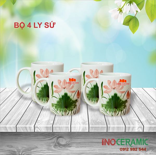 Đặt hàng quà tặng gốm sứ bát tràng in logo theo yêu cầu ở đâu ?