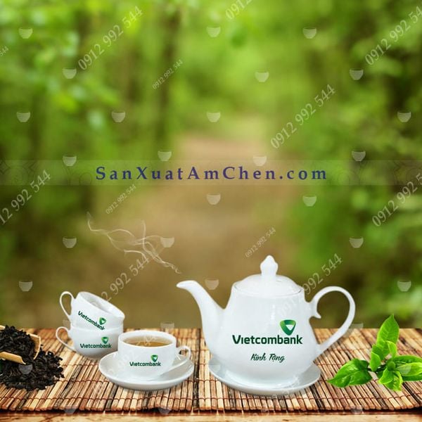 Đặt hàng bộ ấm chén quà tặng cho doanh nghiệp ở đâu đẹp và chất lượng ?