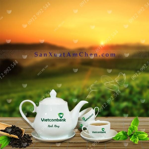 Đặt hàng bộ ấm chén quà tặng cho doanh nghiệp ở đâu đẹp và chất lượng ?