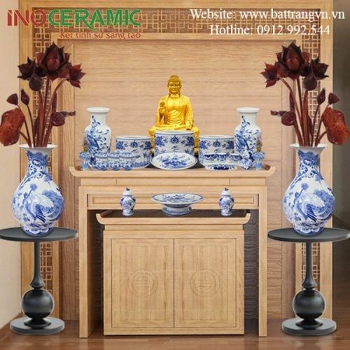 Cỡ bát hương phi 12 phù hợp với loại bàn thờ nào? Có mấy kiểu bát hương phi 12?