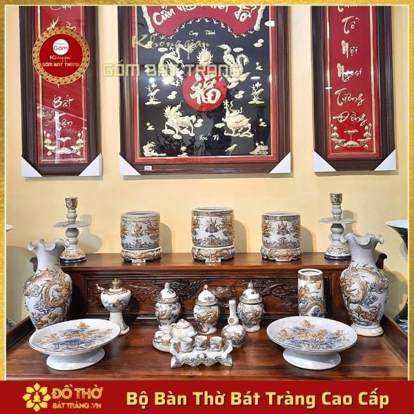 Đồ thờ cao cấp quận Bình Tân – Có nên mua đồ thờ gốm sứ Trung Quốc?