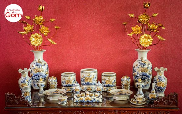 Đồ thờ cao cấp quận Bình Tân – Có nên mua đồ thờ gốm sứ Trung Quốc?