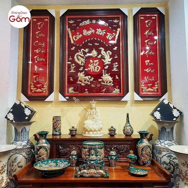 Cửa hàng đồ thờ cúng cao cấp TpHCM – Cách chọn đồ thờ gốm sứ chính gốc