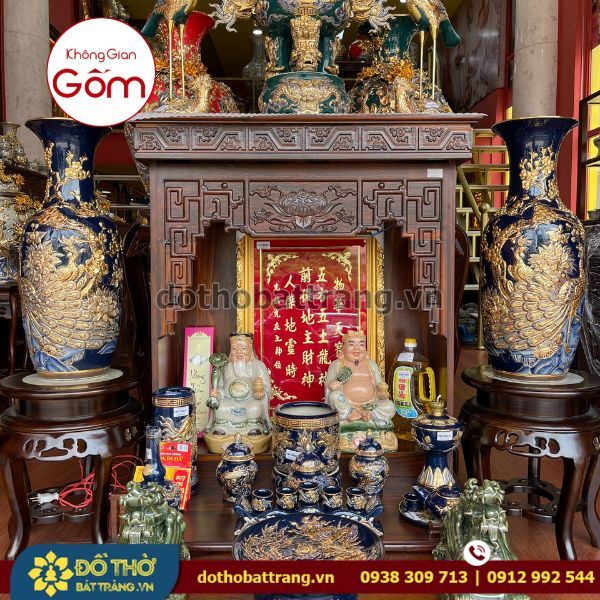 Bộ đồ thờ Bát Tràng giá bao nhiêu chuẩn nhất hiện nay
