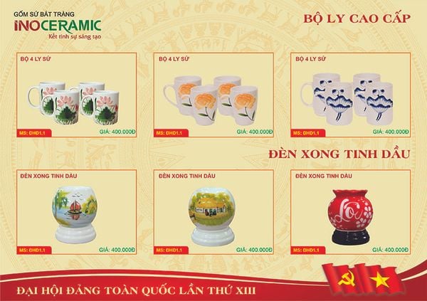 Báo giá quà tặng kỷ niệm đại hội mẫu mới nhất giá dưới 100k