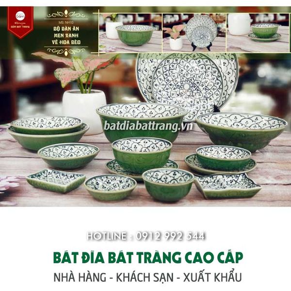 Địa chỉ bán đĩa sứ đẹp, bát đĩa sứ Bát Tràng tphcm – hà nội