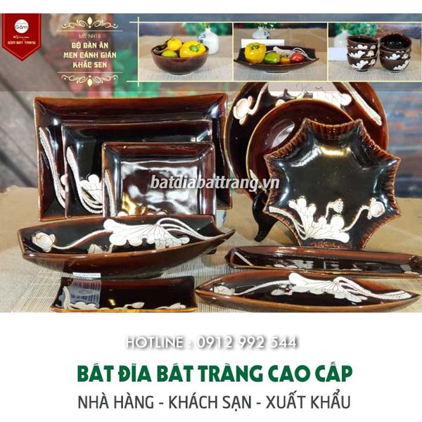 Địa chỉ bán đĩa sứ đẹp, bát đĩa sứ Bát Tràng tphcm – hà nội