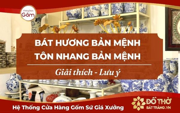 Bát hương bản mệnh và Tôn nhang bản mệnh là gì? Điều cần lưu ý