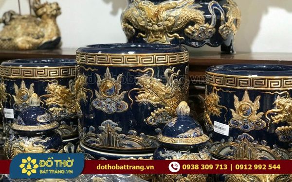 Bộ bát hương Bát Tràng bàn thờ gia tiên gồm những gì?