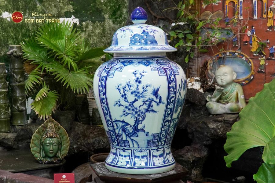 Chóe Men Lam Họa Tiết Tứ Cảnh