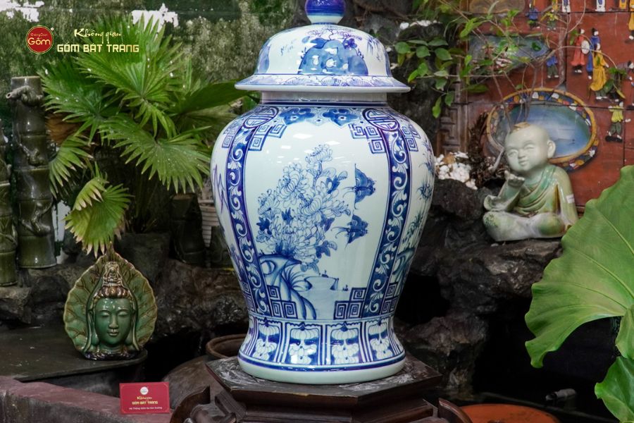 Chóe Men Lam Họa Tiết Tứ Cảnh