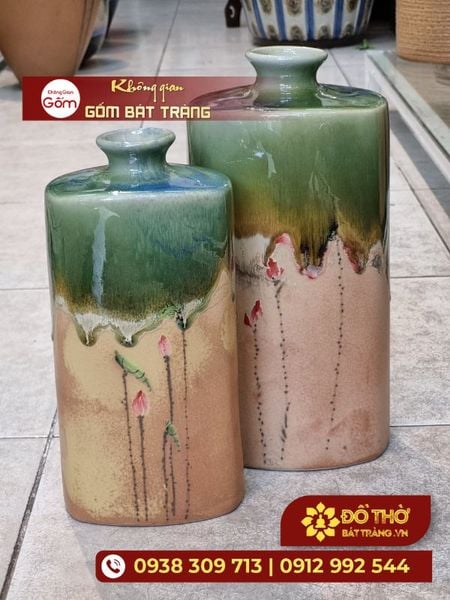 Chọn bình gốm sứ và cách cắm hoa cúc chưng bàn thờ Tết