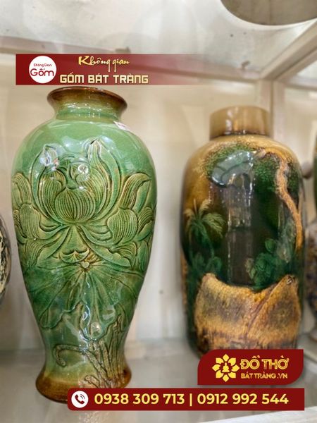 Lựa chọn các loại bình hoa gốm sứ sang trọng chưng Tết